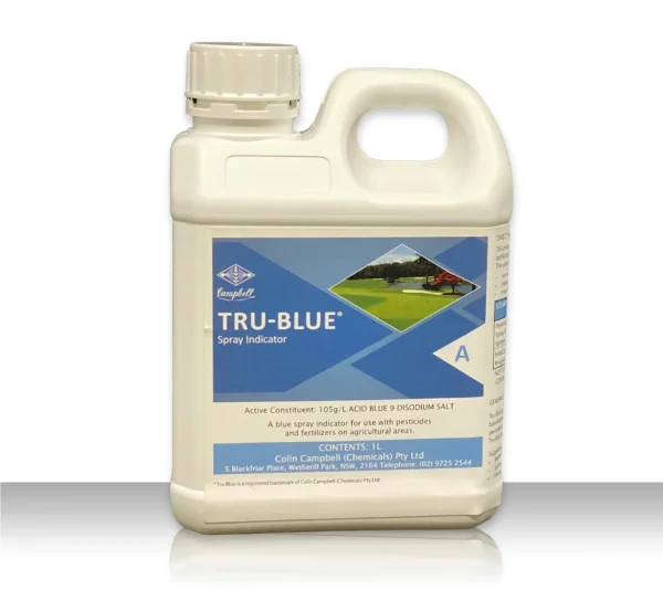 Campbell TRU-BLUE Spray Indicator 1L - Spray Indicator for Accurate Pesticide and Fertiliser Use