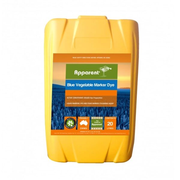 APPARENT Blue Dye 20L- Liquid Marking Dye for Accurate Spray Applications