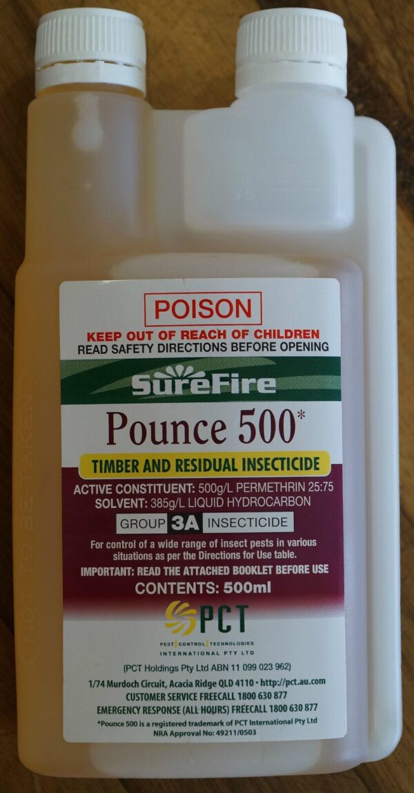 SUREFIRE POUNCE 500 Insecticide 500ml - Rapid & Long-Lasting Pest Control