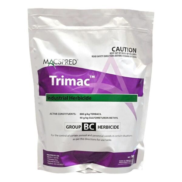 MACSPRED TRIMAC Industrial Herbicide 1KG - Heavy-Duty Weed Control for Large Areas