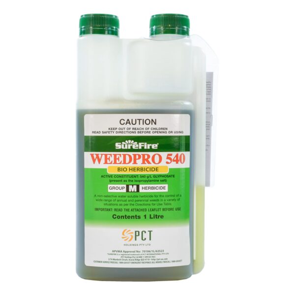 SureFire WEEDPRO 540 Glyphosate 1L - Herbicide for Tough Weed Control 1L