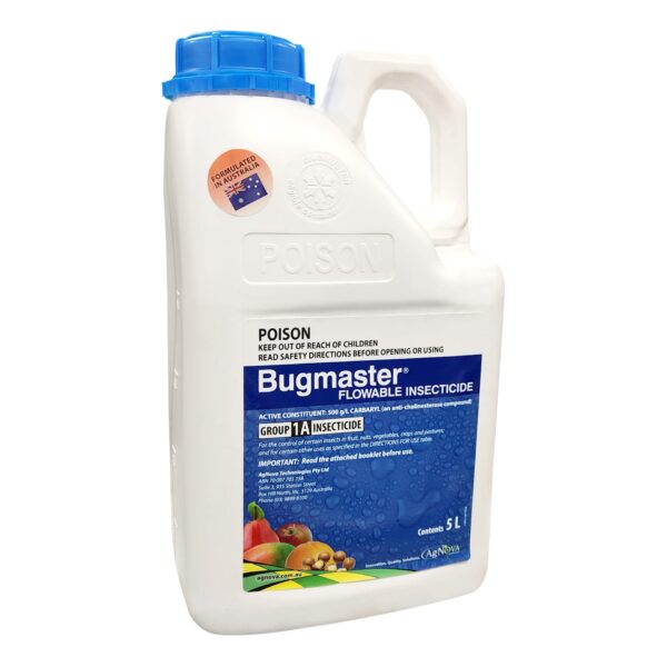 AgNova BUGMASTER Flowable Insecticide 5L - Effective Pest Control for Gardens and Agriculture