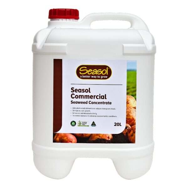 SEASOL COMMERCIAL Liquid Seaweed Concentrate 20L - Organic Plant Conditioner