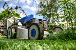 mowing