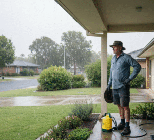 raining outside-porch