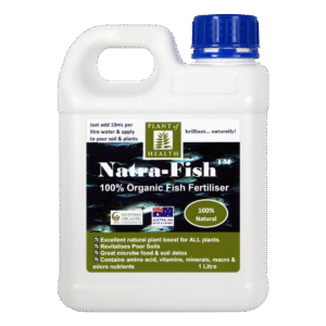 Natra Fish 1 Litre organic liquid fish fertiliser for plant and soil nutrition