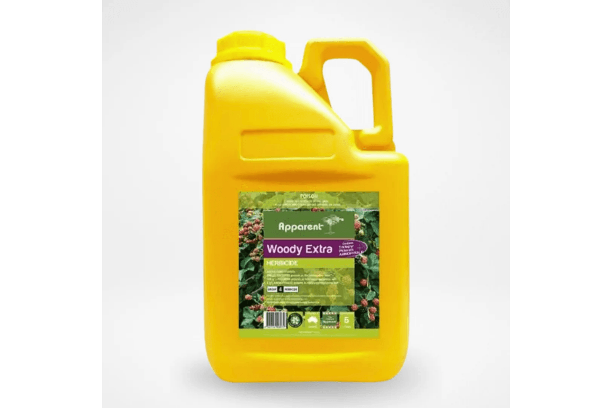 Woody Extra Herbicide 5L bottle, for spring woody weed and brush control
